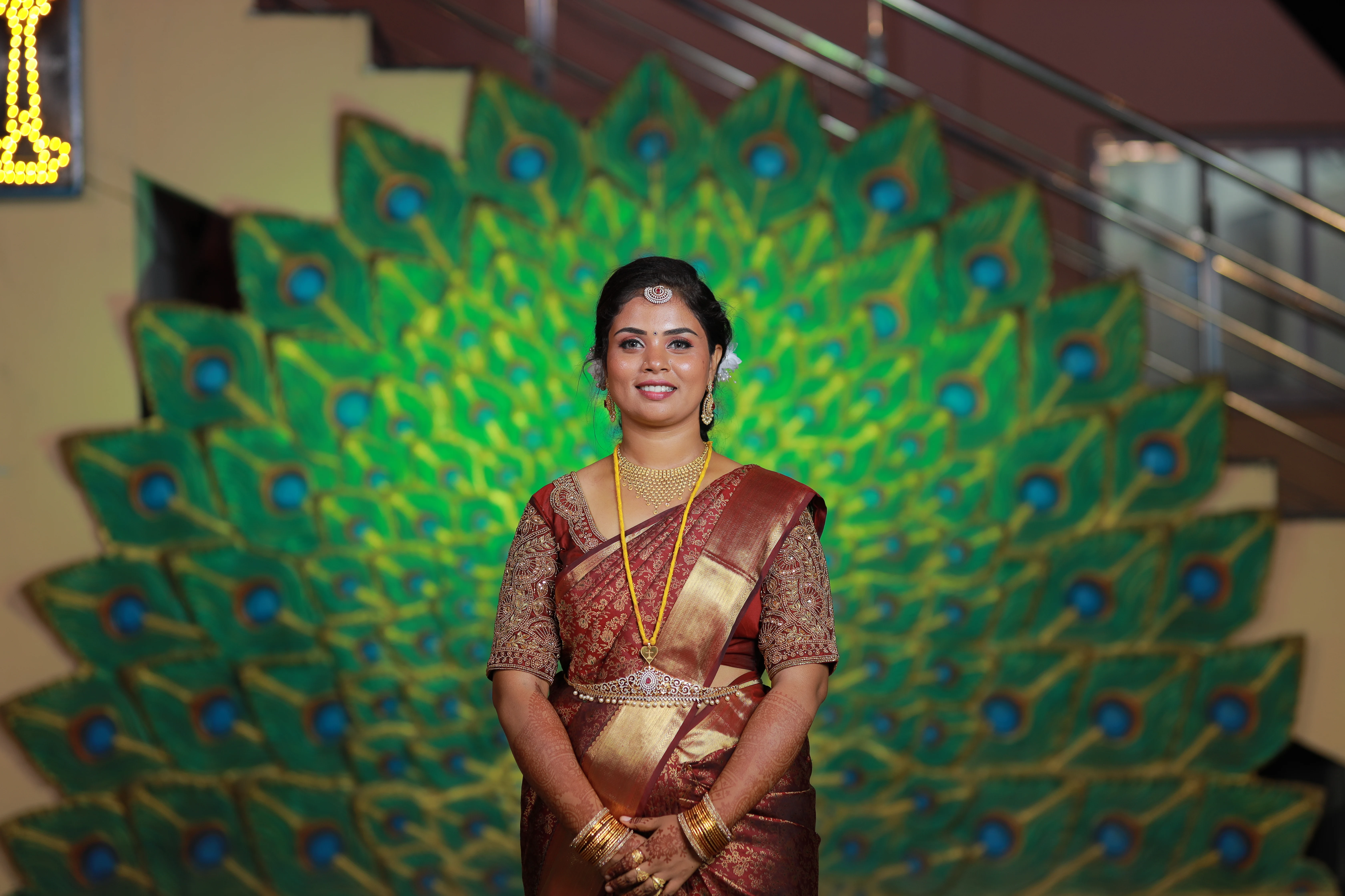 Bride and groom capturing timeless moments in a wedding photo shoot