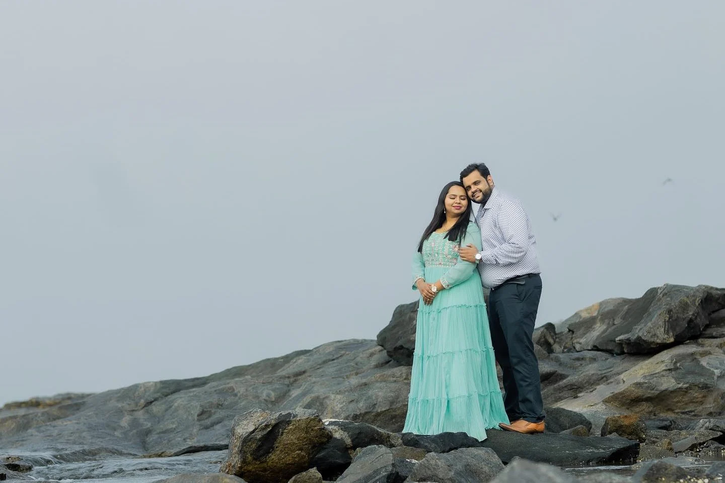Romantic couple photo shoot capturing love and connection in a stunning setting