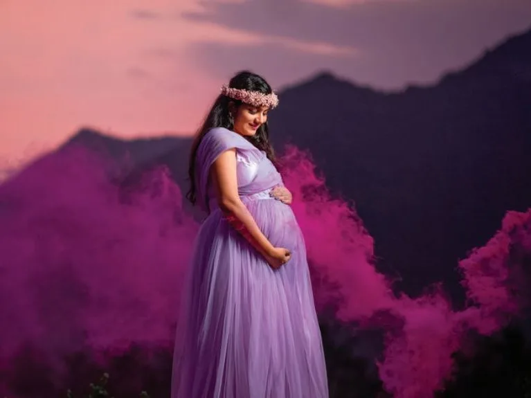 Traditional baby shower celebration in Katpadi, full of family joy